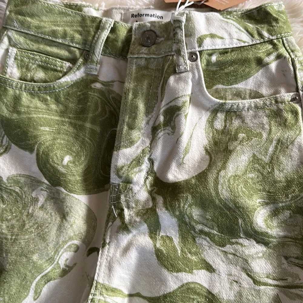 Brand new Marble High Rise Straight Long Jeans - Picture 2 of 3